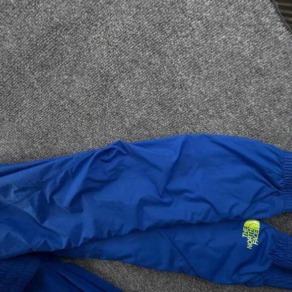 North Face Sanctuary Royal Blue Yellow Trim Full Zip Hooded Women Medium Jacket - Picture 12 of 16